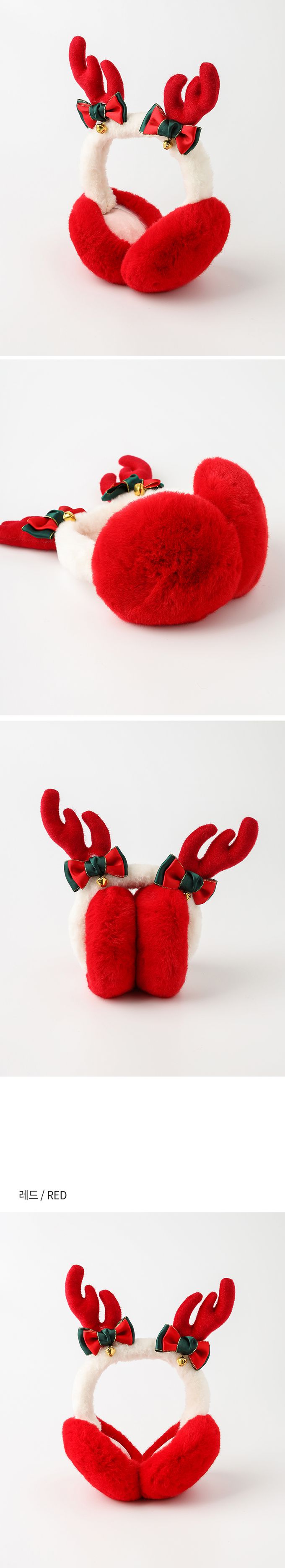 韓國 OZKIZ - 冬日絨毛保暖耳罩-聖誕魯道夫 (Free)