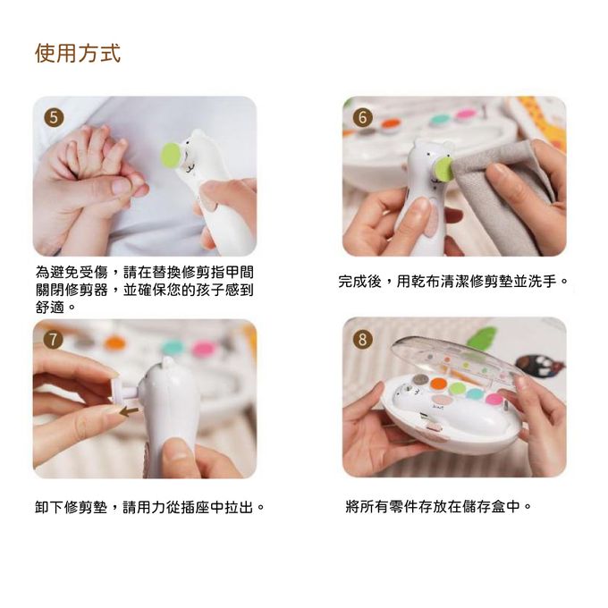 紐西蘭 HaaKaa - HAPPII 小熊指甲護理套裝