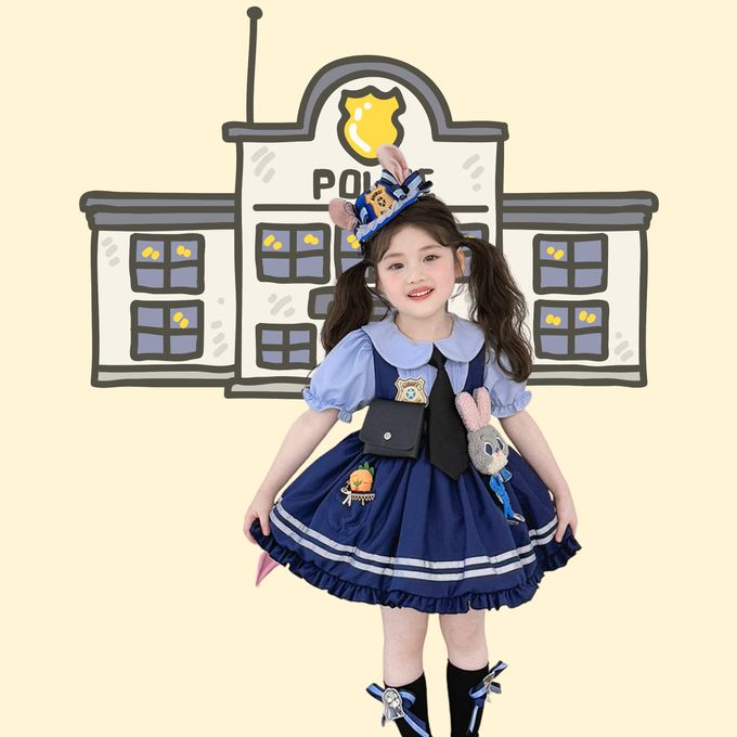 兔子警長洋裝造型服-萬聖節造型服