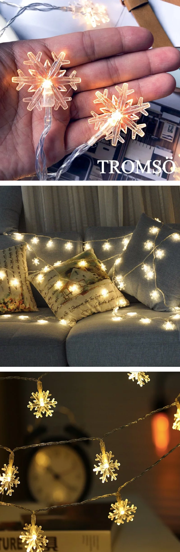 TROMSO - LED綜合20燈(星星.雪花.松樹各1)