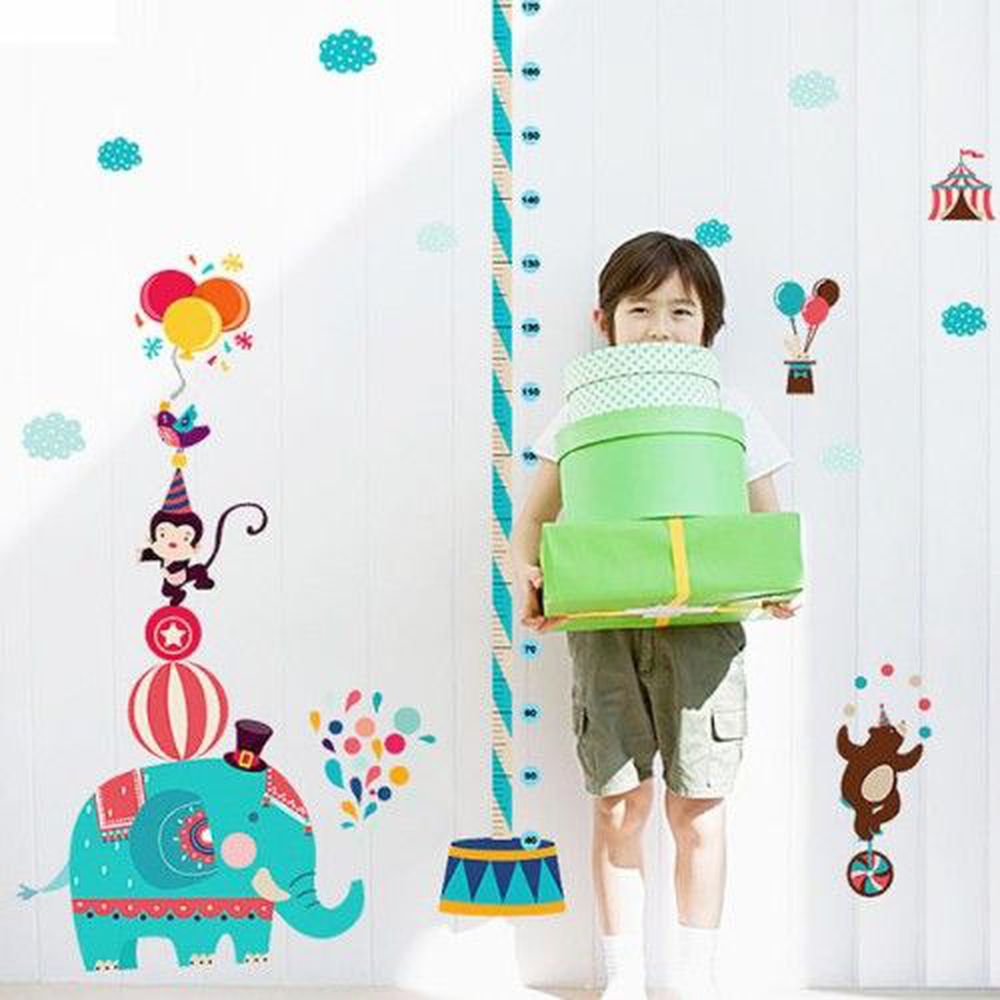 JB Design - 時尚壁貼-馬戲團身高貼 (60cm*90cm)