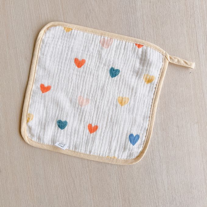 Chi-mi啾米 - 四層紗萬用紗布方巾6件組 (F碼25X25CM)