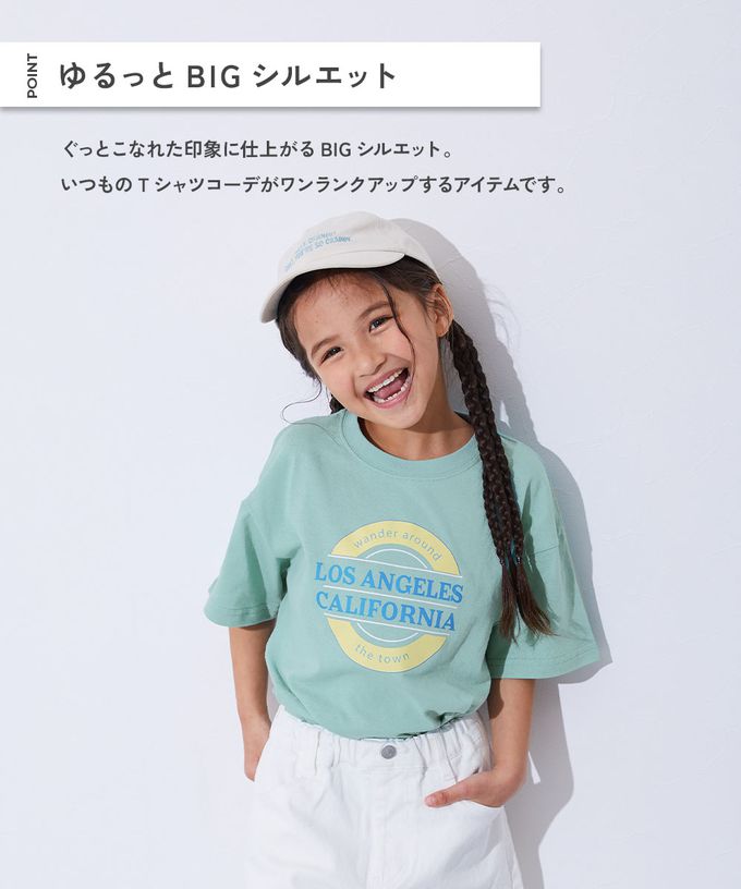 日本 devirock - 100%棉 定番可愛女孩印花短袖上衣-玫瑰-白