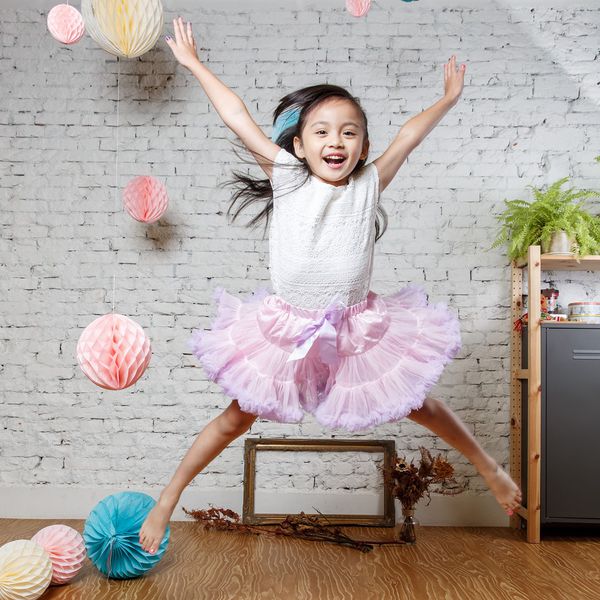 日安朵朵原創❤夢幻雪紡蓬裙