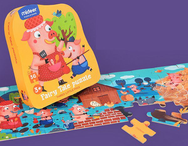 MiDeer - 童話故事拼圖-白雪公主-36片