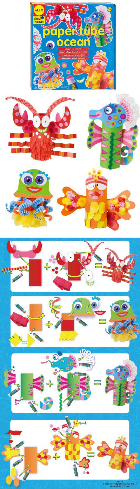 美國 ALEX - DIY紙筒動物-海洋