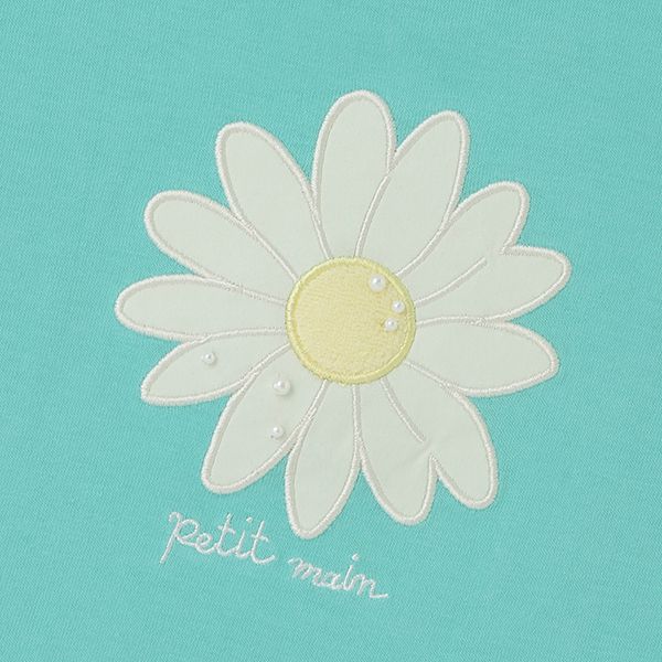 日本 petit main - [接觸冷感]可愛印花短袖上衣-草莓-白
