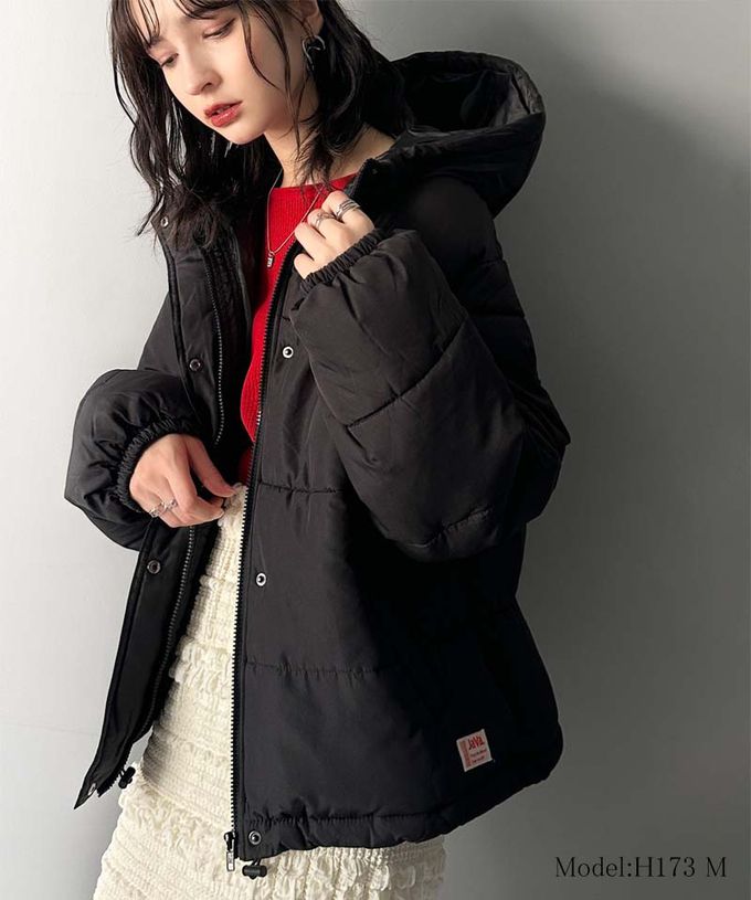 日本 Classical Elf - [必收]Java 連帽保暖科技羽絨外套-黑