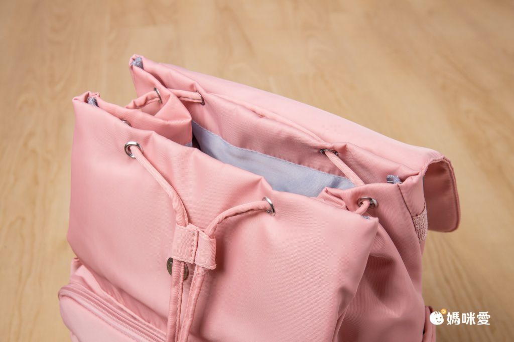 時尚多功能乾濕分離媽媽包/後背包-抽繩款-黑色 (40x34x19cm)