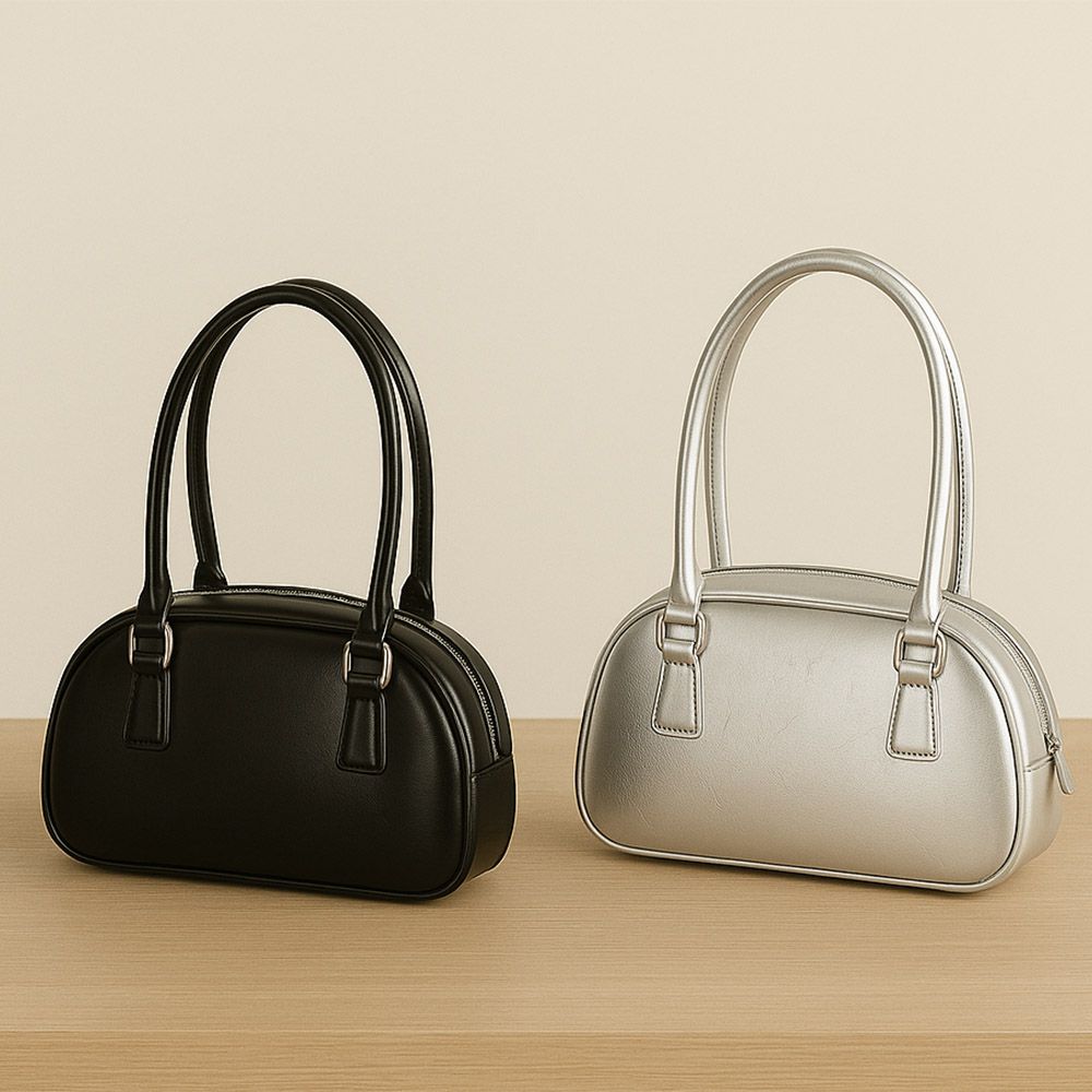 韓系保齡球小包/PU皮質感/手提斜背方包