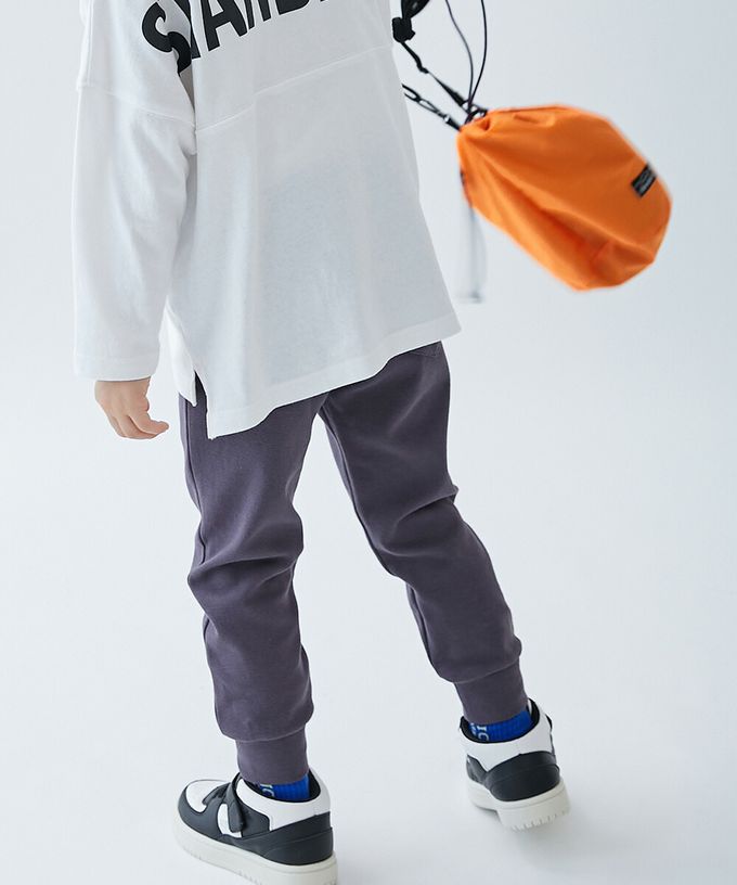 日本 devirock - [熱銷定番] 超彈力抗毛球縮口長褲-深紫