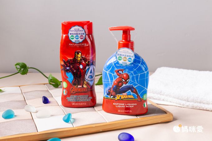 義大利 自然之綠 NATURAVERDE - 蜘蛛人燕麥保濕沐浴潔顏液態皂(4y+)-250ml