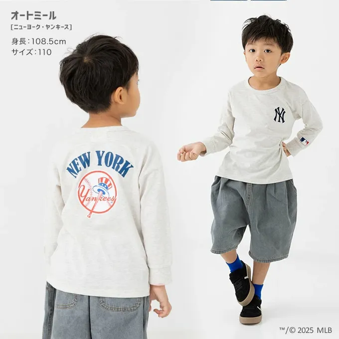 日本 Chil2 - MLB聯名 品牌刺繡長袖上衣-洛杉磯道奇-黑
