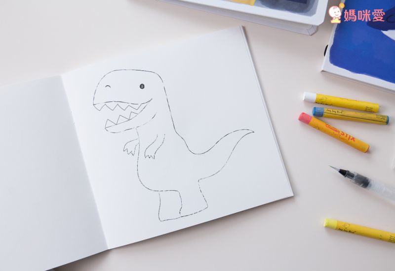 一冊在手畫水彩【Jaq Jaq Bird】水彩粉筆兩用畫冊組