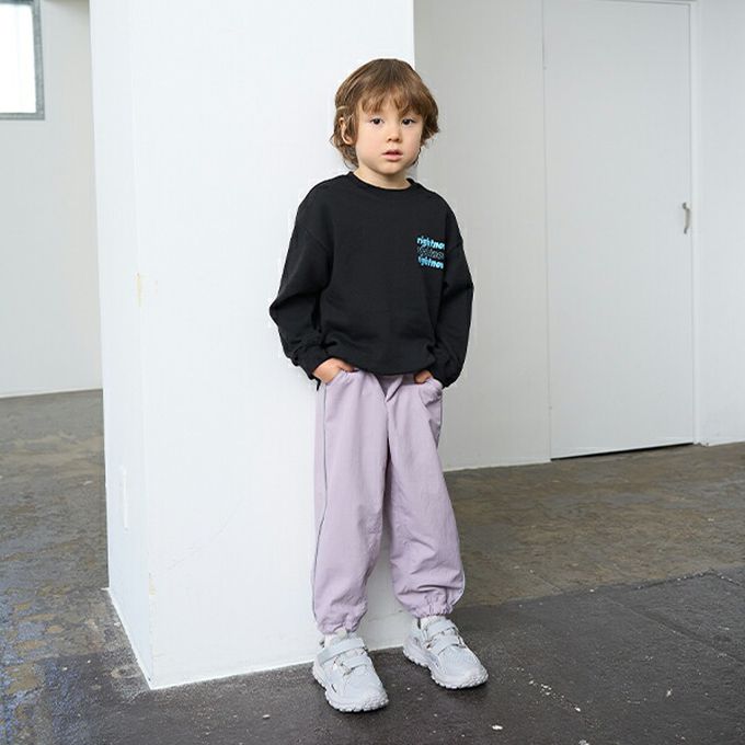 日本 b-ROOM - 百搭街頭風印花裏毛上衣-俏皮字體-檸檬黃