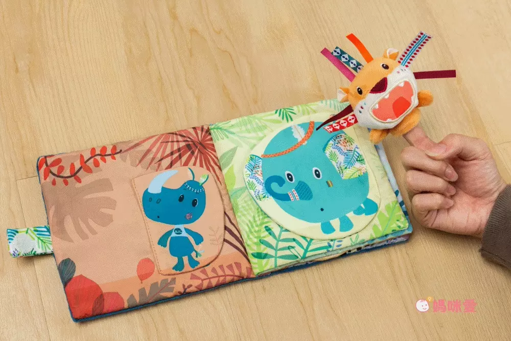 刺激五感【 比利時 Lilliputiens 】新生兒玩具｜寶寶布書