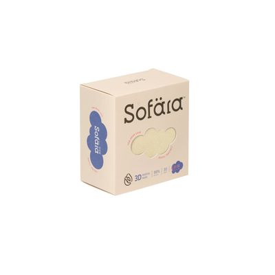 舒芙氧Sofära - 嬰兒3D空氣口罩-奶糖棕款-0-18個月適用-30入/盒