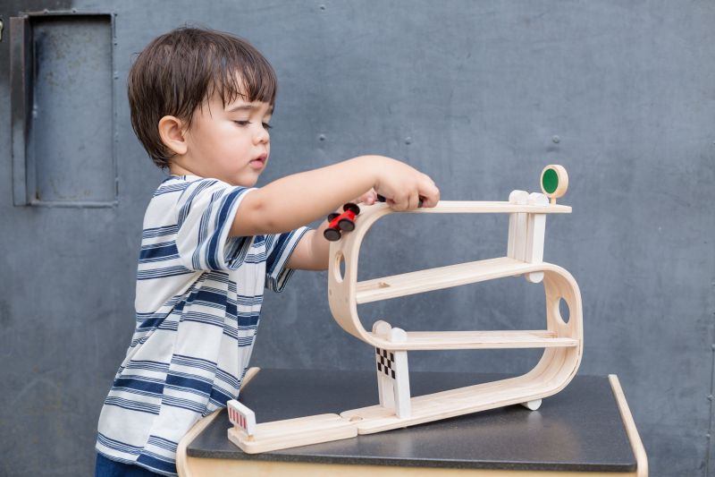 泰國 Plantoys - 360度翻轉軌道車