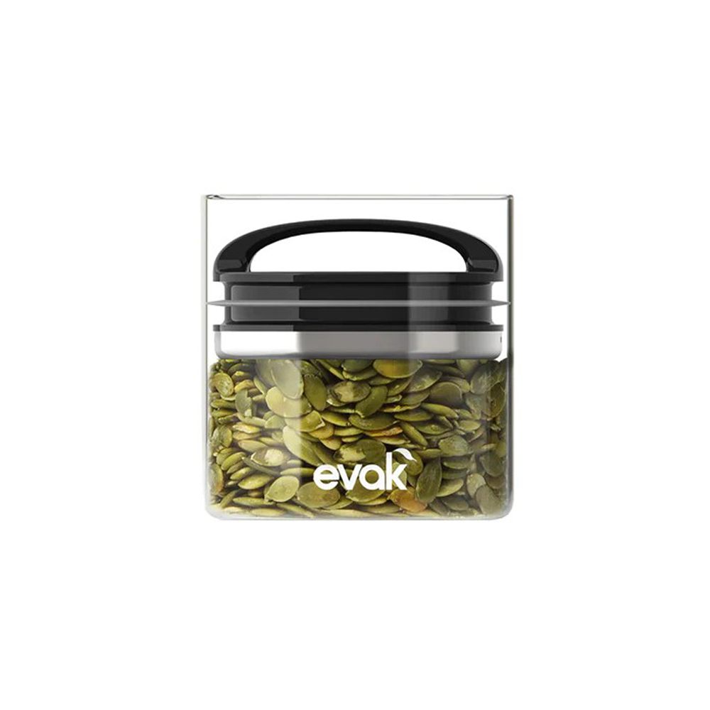 EVAK 密封儲物罐 COMPACT 系列-玻璃/亮面把手 (1號) (468ml)