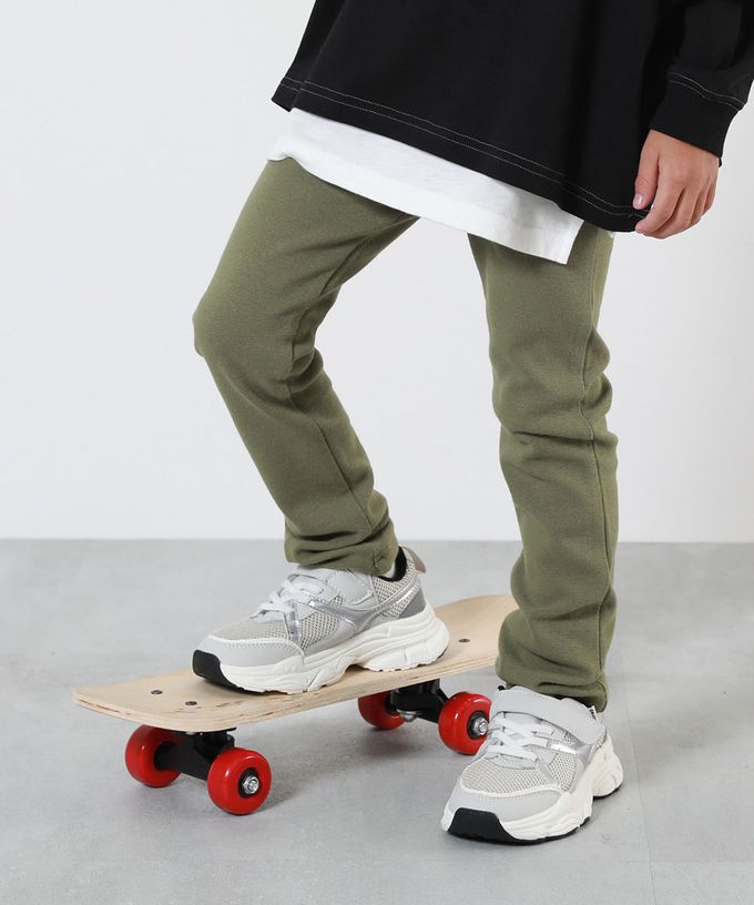 日本 devirock - 熱銷定番 超彈力休閒長褲-森林綠