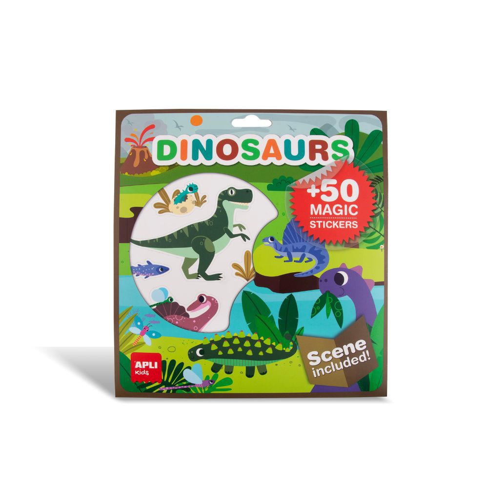 情境式貼紙遊戲-侏儸紀公園