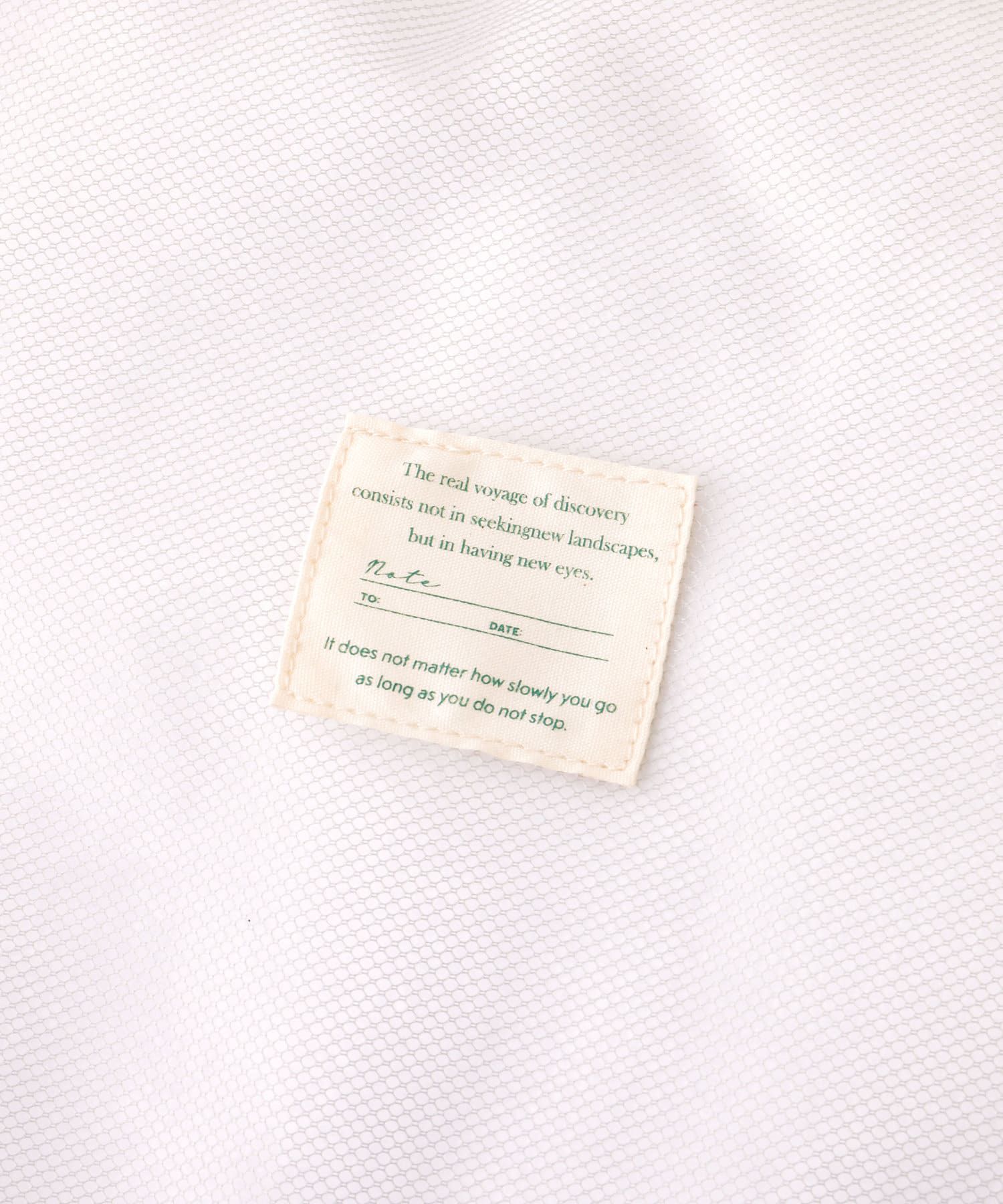 日本代購 - 網眼式衣物旅行收納袋-淺灰 (L(42×30×28cm))