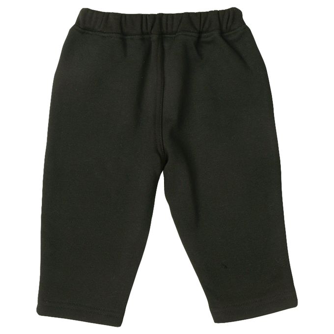 akachan honpo - 內裡刷毛褲-黑色