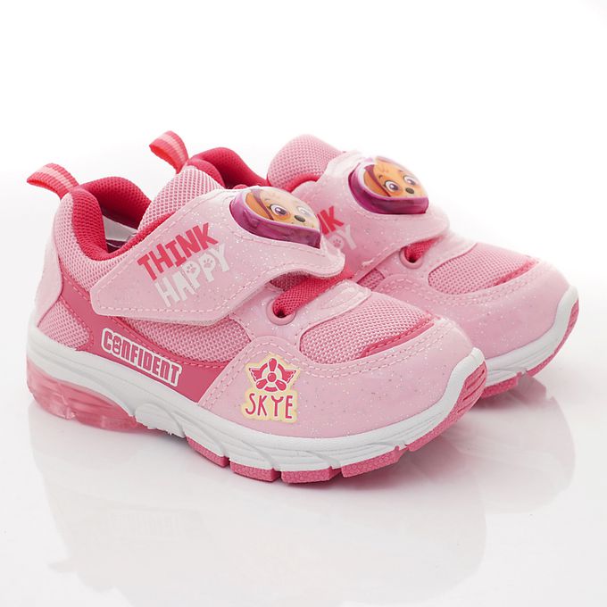 汪汪隊童鞋-電燈運動休閒鞋D233069粉-中小童段-電燈鞋-粉