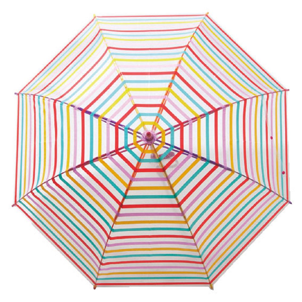 日本Caetla - Evereon 可替換式環保輕量傘-糖果條紋-糖果粉