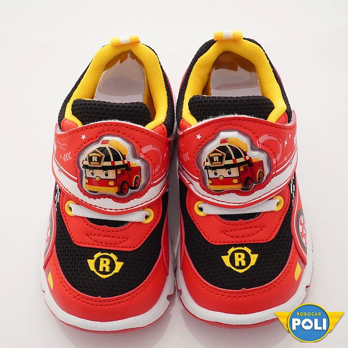 台灣製波力電燈運動童鞋(中小童段)-運動鞋-紅