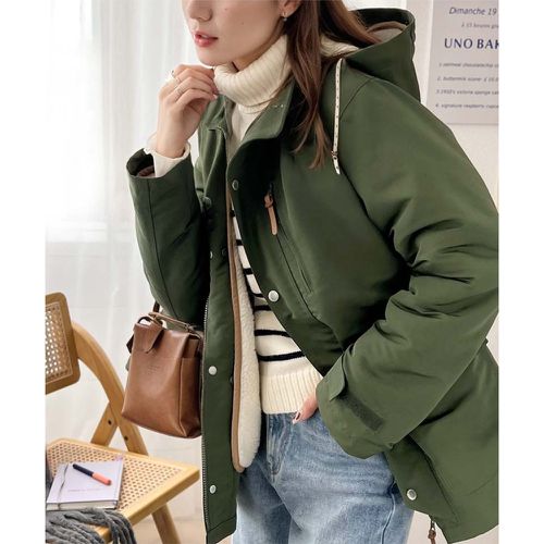 日本 Classical Elf - [熱銷NO.1]  3WAY百搭保暖連帽防風外套-深軍綠