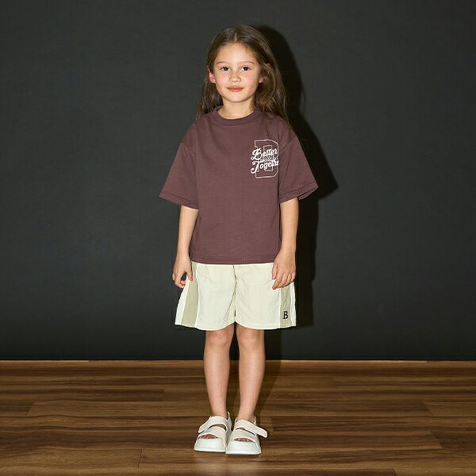 日本 b-ROOM - 美式休閒印花短袖上衣-白