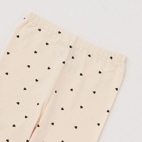 日本 petit main - 百搭女孩合身內搭褲-桃粉