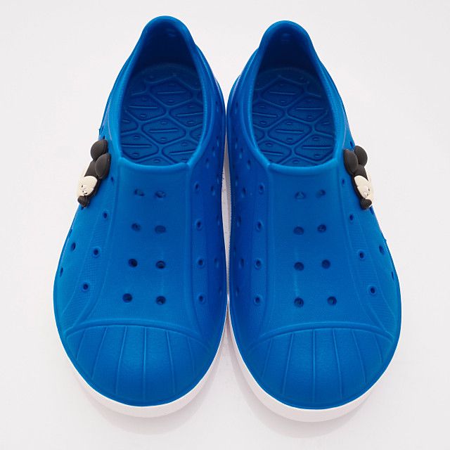 迪士尼 - 卡通童鞋-米奇洞洞輕便鞋(中小童段)-藍