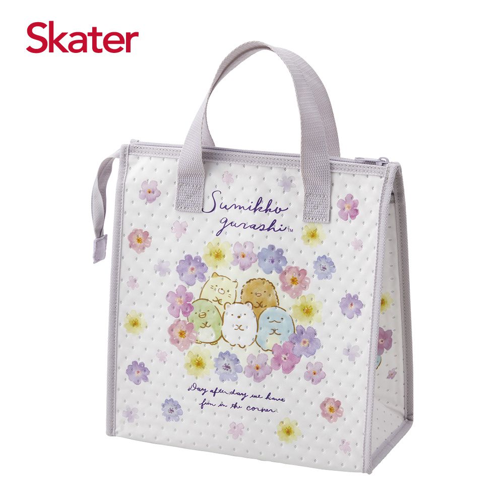 日本 SKATER - 保溫便當袋-角落小生物Flower