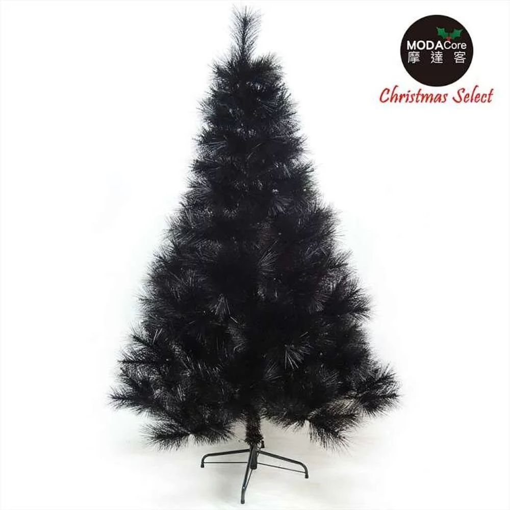 MODACore 摩達客 - 耶誕-台灣製4尺/4呎(120cm)特級黑色松針葉聖誕樹-裸樹(不含飾品不含燈)