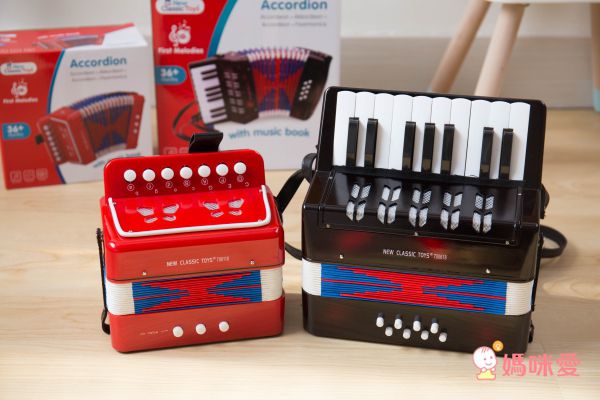 荷蘭 New Classic Toys - 幼兒鍵盤式手風琴玩具