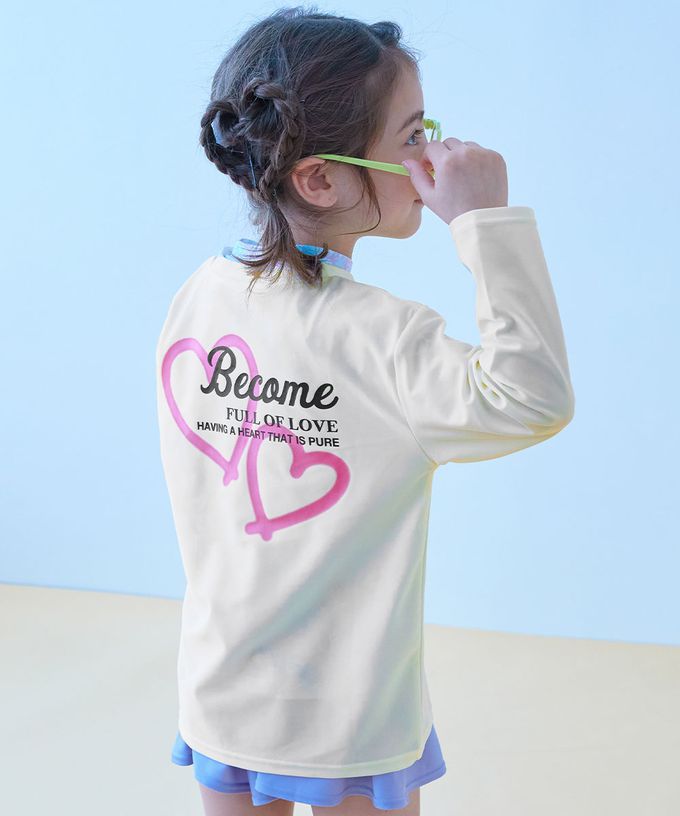 日本 devirock - 90%抗UV 舒適寬鬆玩水衣／泳衣-DELIGHTED-黑