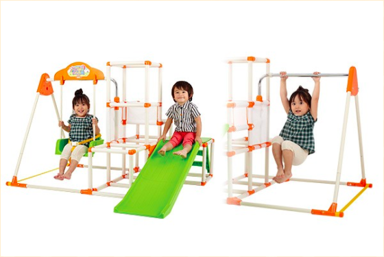 NONAKA WORLD - 可收納滑梯鞦韆組SP
