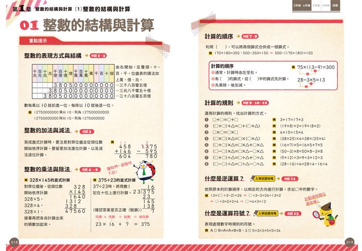 小學算術(全套兩冊)-小學1～6年適用
