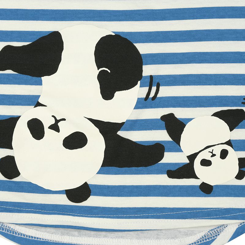 akachan honpo - 短袖家居服CoCupa-背部為棉紗-藍色