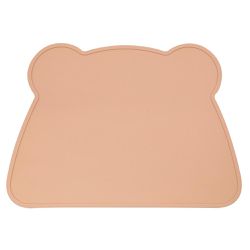 akachan honpo - 可清洗防滑矽膠餐墊-橘色 (W36×H26cm)