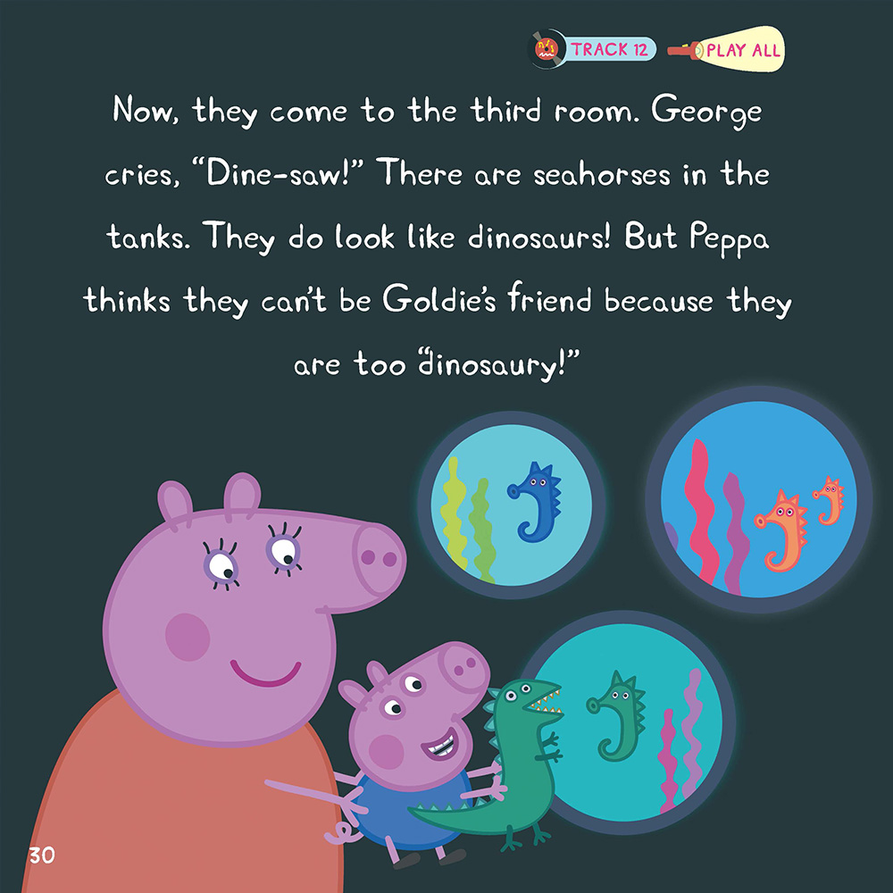 粉紅豬小妹教你說英語：佩佩愛動物（精裝版）