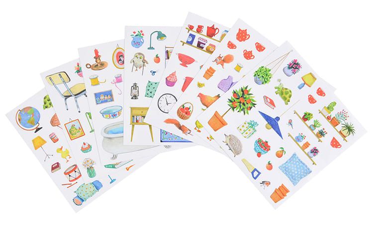 Moulin Roty - 貼紙遊戲書-森林冒險