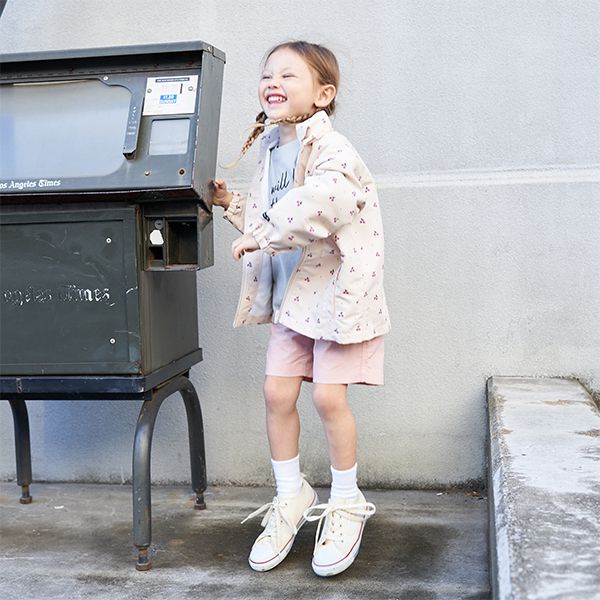 日本 b-ROOM - 潑水加工 連帽2WAY防風外套(附收納袋)-恐龍-軍綠