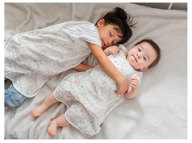 日本 Hoppetta - 夏日煙火三層紗防踢背心(幼童)