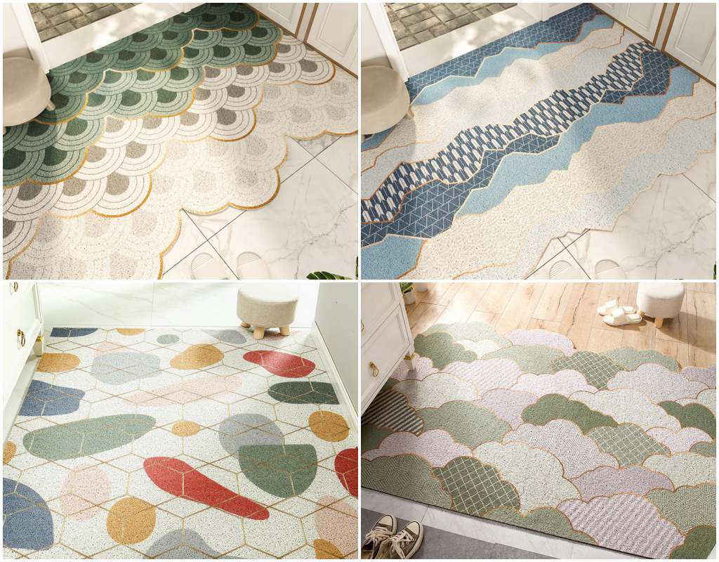 防塵刮沙入門玄關腳踏墊-山外山