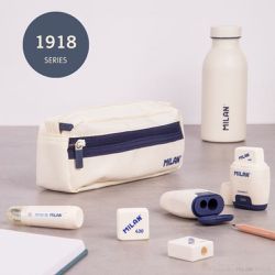 MILAN - 事務筆袋_1918系列_牛奶白