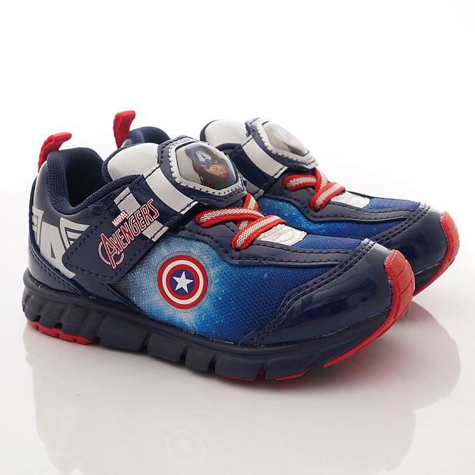 Moonstar日本月星 - 漫威聯名運動鞋-美國隊長(中小童段)-運動鞋-深藍