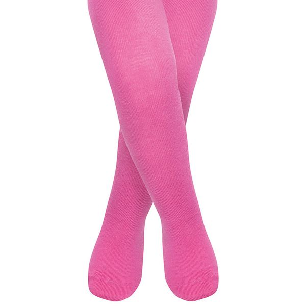 英國 JoJo Maman BeBe - 柔細寶寶兒童內搭褲襪/保暖襪-桃紅